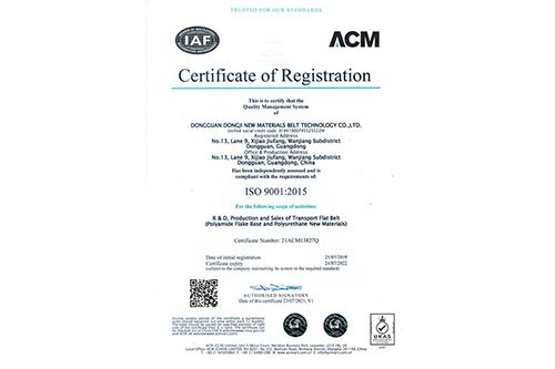 Certificado de ISO 9001